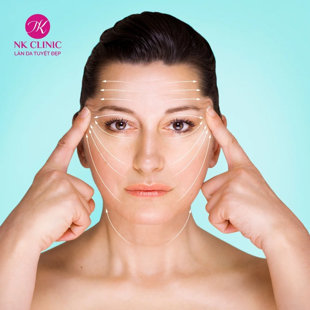 Massage da mặt cần đúng hướng Massage da mặt cần đúng hướng